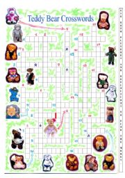 teddy bear crossword