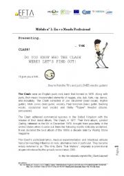English Worksheet: Should I stay or Should I Go Gap Filling