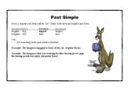 English worksheet: The Past Simple