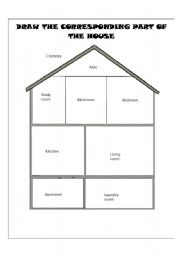 English worksheet: THE HOUSE