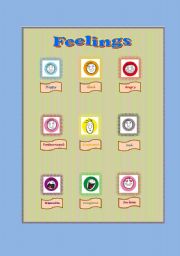 English worksheet: Feelings