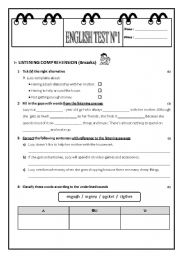 mid term test 1 (9th form)