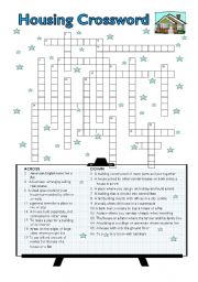 Housing Crossword