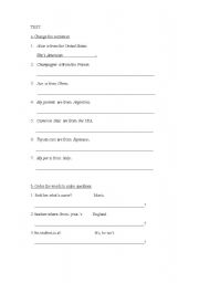 English Worksheet: Nationalities