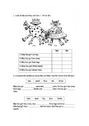 English Worksheet: Blip and Blop