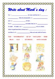 English Worksheet: Past tense (simple)