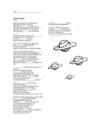 English worksheet: Drops of Jupiter - Train