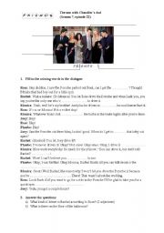 English Worksheet: Friends, 07.22 The one with Chandlers Dad