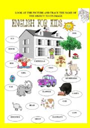 English Worksheet: For young learners