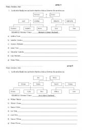 English Worksheet: Family tree