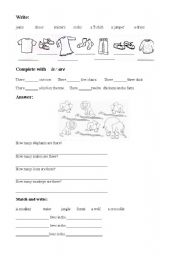 English Worksheet: mixed exrcises