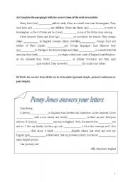 English Worksheet: Mixed Verbs (all tenses)