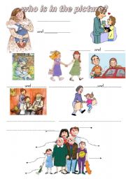 English Worksheet: Family members - Exercise