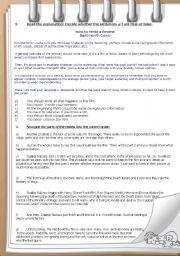 English Worksheet: Writing a review