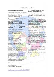 English Worksheet: A different Christmas Carol