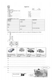 English Worksheet: Comparative Superlative