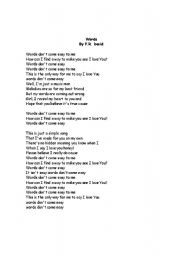English Worksheet: A great song to practice the Simple Present Tense!