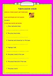 English worksheet: The Passive Voice