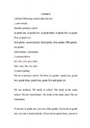 English worksheet: We are schoolmates