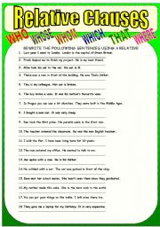 RELATIVE CLAUSES