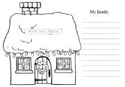 English Worksheet: this is my family