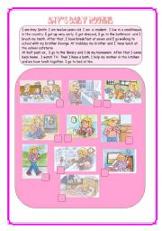 English Worksheet: simple present