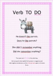 English Worksheet: Verb TO DO - joking poster
