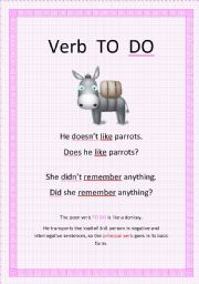 English worksheet: Verb TO DO - joking poster