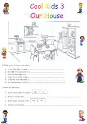 Prepositions, in, on etc. Cool Kids 3