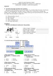 9th grade first term first quiz