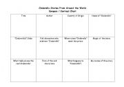 English Worksheet: Cinderella Graphic Organizer