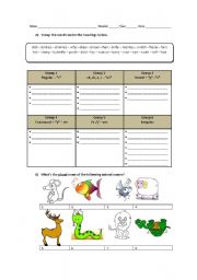 English Worksheet: The Plurals