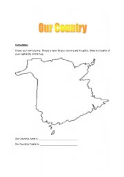 English Worksheet: Country and Culture