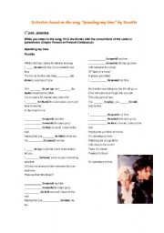 English Worksheet: Roxette - Spending my time