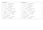English Worksheet: present simple