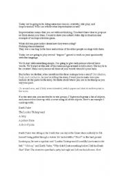 English Worksheet: Improv Practice