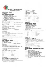 English Worksheet: Listening comprehension