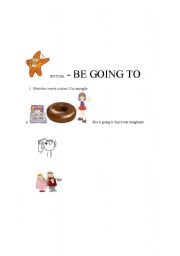 English Worksheet: Be going to Exercises