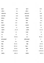 English worksheet: suffixes