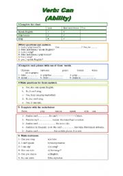 English Worksheet: Modal Verb 