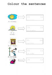 English Worksheet: Weather