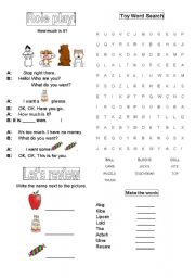 English Worksheet: How much is it?