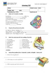 English Worksheet: Defying Gravity Glee Cast Listening Activity