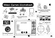 English Worksheet: Video Games Vocabulary Worksheet