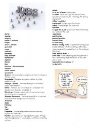 English Worksheet: Jobs