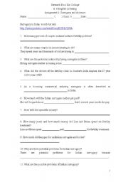 English Worksheet: A youtube listening task on surrogacy