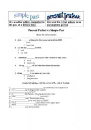 simple past vs present perfect