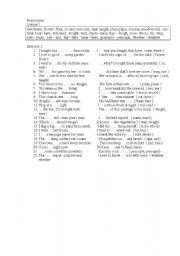 English Worksheet: homonyms