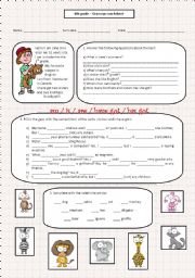 English Worksheet: Personal Id