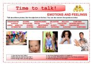 Time to talk (2): emotions and feelings.